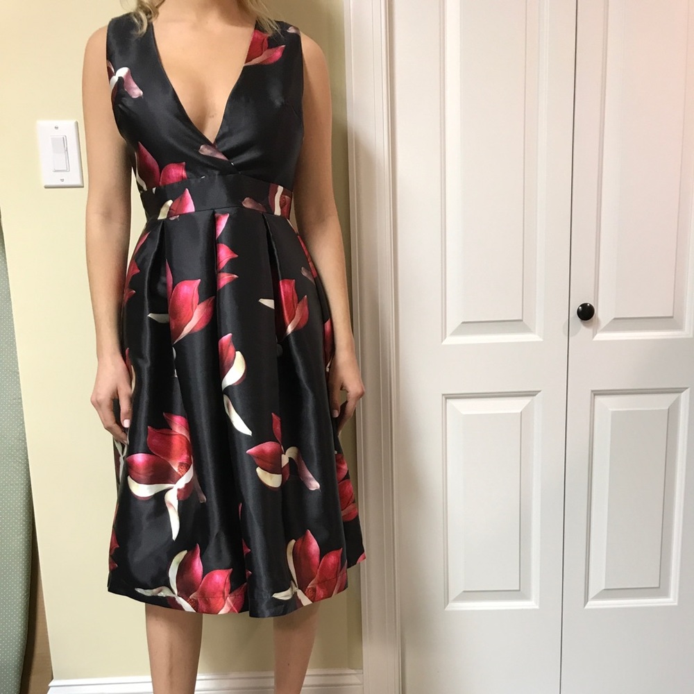 ARK & CO red and black dress MAJOR DISCOUNT